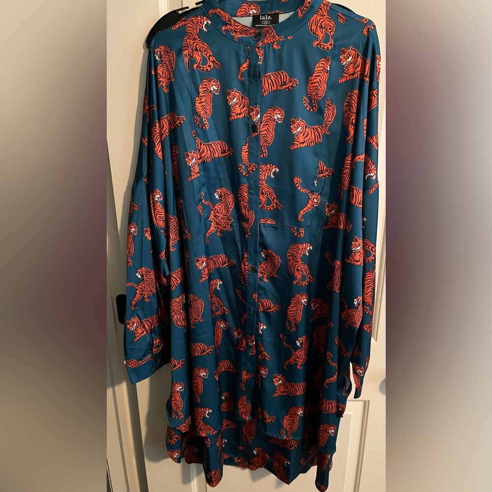 Dressed in Lala - Wild Woman Satin Playsuit
